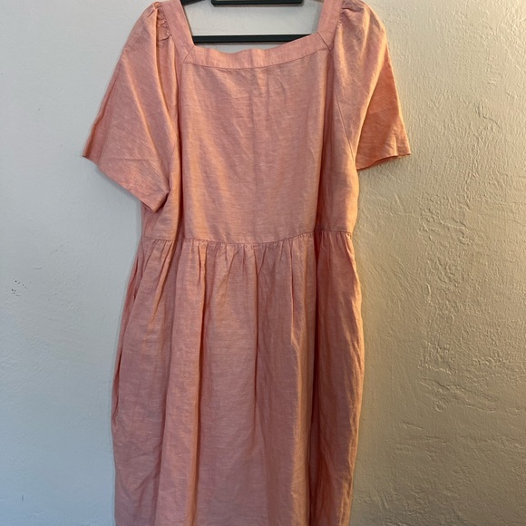 NWOT Madewell Linen-Blend Allie Mini Dress – Faded Sunset (XL) ✨ - Picture 7 of 8